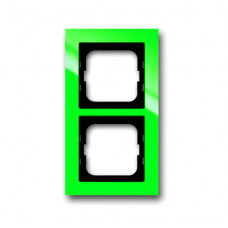 Рамка 2-постовая, серия axcent, цвет зелёный | 1754-0-4338 | ABB