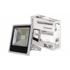 Прожектор светодиодный СДО 30-2-Н 30Вт 6500К IP65 серый | SQ0336-0207 | TDM
