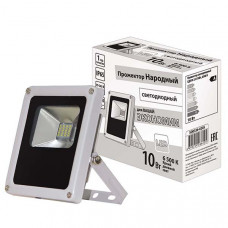Прожектор светодиодный СДО 10-2-Н 10Вт 6500К IP65 серый | SQ0336-0205 | TDM