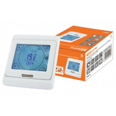 Термостат для теплых полов электронный сенсорный ТТПЭ-2 16А 250В с датчиком 3м | SQ2503-0002 | TDM