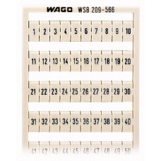 Карта маркеров WSB 100марк/карта (уп/5шт) | 209-566 | WAGO