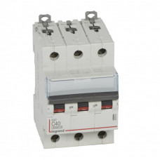 Выключатель автоматический трехполюсный DX3 6000 40А C 10кА | 407863 | Legrand