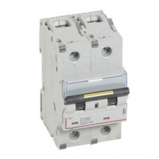 Выключатель автоматический двухполюсный DX3 10000 100А C 16кА (3 мод) | 409229 | Legrand