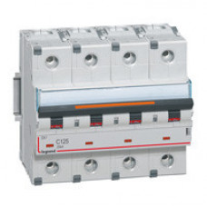 Выключатель автоматический четырехполюсный DX3 16А D 25кА (6 мод) | 409846 | Legrand