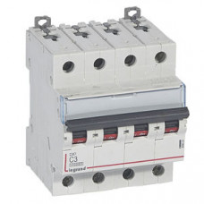 Выключатель автоматический четырехполюсный DX3 10000 3А C 16кА | 409331 | Legrand