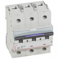 Выключатель автоматический трехполюсный DX3 16А MA 50кА (4,5 мод) | 410252 | Legrand