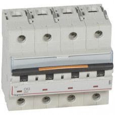 Выключатель автоматический четырехполюсный DX3 63А C 25кА (6 мод) | 409800 | Legrand