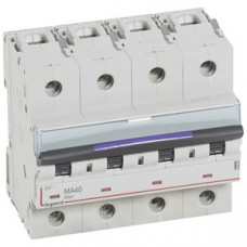 Выключатель автоматический четырехполюсный DX3 40А MA 50кА (6 мод) | 410264 | Legrand