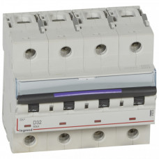 Выключатель автоматический четырехполюсный DX3 32А D 50кА (6 мод) | 410229 | Legrand