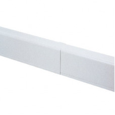 Накладка на стык для плинтусного короба 100х40 мм белое | AIR10049 | DKC