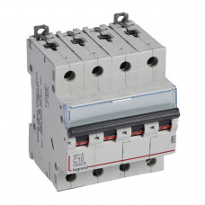 Выключатель автоматический четырехполюсный DX3-E 6000 10А C 6кА | 407303 | Legrand