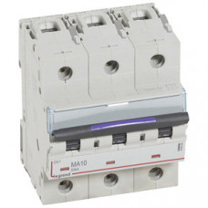 Выключатель автоматический трехполюсный DX3 10А MA 50кА (4,5 мод) | 410250 | Legrand