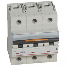 Выключатель автоматический трехполюсный DX3 16А MA 25кА (4,5 мод) | 409882 | Legrand