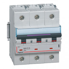 Выключатель автоматический трехполюсный DX3 12,5А MA 50кА (4,5 мод) | 410251 | Legrand