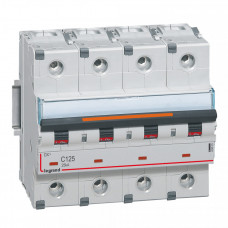 Выключатель автоматический четырехполюсный DX3 125А C 25кА (6 мод) | 409803 | Legrand