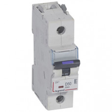 Выключатель автоматический однополюсный DX3 50А D 50кА (1,5 мод) | 410192 | Legrand