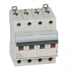 Выключатель автоматический четырехполюсный DX3 6000 40А C 10кА | 407932 | Legrand