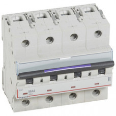 Выключатель автоматический четырехполюсный DX3 4А MA 50кА (6 мод) | 410258 | Legrand