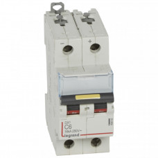 Выключатель автоматический двухполюсный DX3 DC 10000 6А C 16кА | 409565 | Legrand