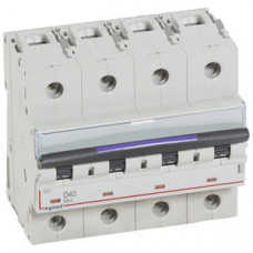 Выключатель автоматический четырехполюсный DX3 40А D 50кА (6 мод) | 410230 | Legrand