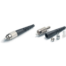 Коннектор клеевой FK-STD-FC/SA-SM-UPC-SL-S2-BK FC/UPC, SM (для одномодового кабеля), simplex, 2.0мм, черный | 248486 | Hyperline