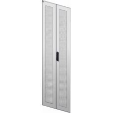 Дверь перфор. двустворч. для шкафа LINEA N 47U 600мм сер | LN35-47U6X-D2P | ITK