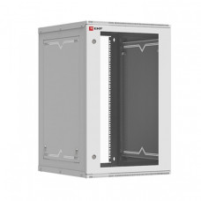 Шкаф телекоммуникационный настенный разборный 18U (600х650) дверь стекло, Astra A серия EKF Basic | ITB18G650D | EKF