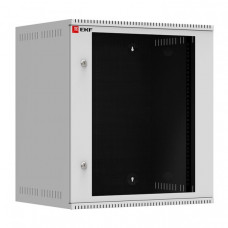 Шкаф телекоммуникационный настенный 12U (600х450) дверь стекло, Astra A серия EKF Basic | ITB12G450 | EKF