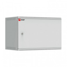 Шкаф телекоммуникационный настенный 6U (600х350) дверь металл, Astra A серия EKF Basic | ITB6M350 | EKF