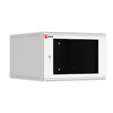 Шкаф телекоммуникационный настенный 6U (600х650) дверь стекло, Astra A серия EKF Basic | ITB6G650 | EKF