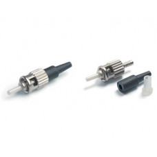 Коннектор клеевой FK-STD-ST/SA-MM-UPC-SL-S9-BK ST/UPC, MM (для многомодового кабеля), simplex, 0.9мм, черный | 248496 | Hyperline