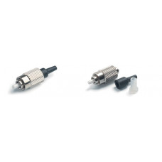Разъем клеевой FC-SM-0.9 FC, SM(для одномодового кабеля), 0.9 мм, корпус металл, (черный хвостовик) | 15955 | Hyperline