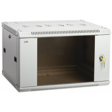 Шкаф LINEA W 9U 600x450 мм дверь стекло, RAL7035 | LWR3-09U64-GF | ITK