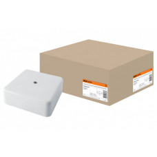 Коробка распаячная КР 50х50х20 ОП белая IP40 | SQ1401-0201 | TDM