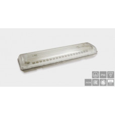 Указатель аварийный светодиодный MIRAGE BS-9661-2x20 T8 LED 1ч комбинированный накладной IP66 | a7276 | Белый свет