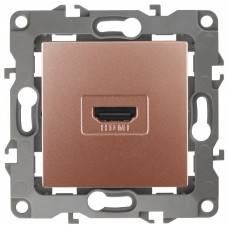 Розетка HDMI 12-3114-14 , медь (10/100/3200) |Б0027489 | ЭРА