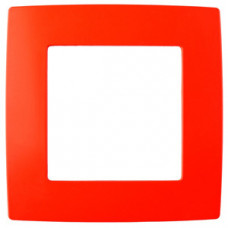 Рамка на 1 пост 12-5001-23 , красный (20/200/5000) |Б0019388 | ЭРА