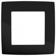 Рамка на 1 пост 12-5001-06 , чёрный (20/200/5000) |Б0014746 | ЭРА