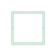 Simon 27 Вставка декоративная в рамку базовую с вырезом, S27 Play, прозрачный зеленый | 2700670-111 | Simon