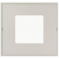Simon 27 Накладка декоративная на рамку базовую, 3 поста, S27 Play, Color, прозрачный серый | 2700637-112 | Simon
