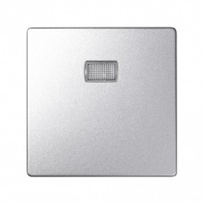Simon 82 Клавиша для кнопочного выключателя с подсветкой под пиктограммы, S82 Detail алюминий | 82013-93 | Simon