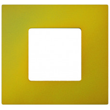 Simon 27 Накладка декоративная на рамку базовую, 1 пост, S27 Play, Arctic, жёлтый | 2700617-081 | Simon