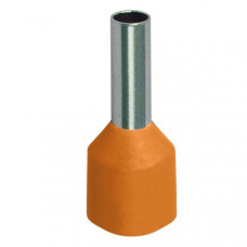 Наконечник-гильза Е0508 0,5мм2 с изолированным фланцем (оранжевый) (100 шт) | UGN10-D05-02-08 | IEK
