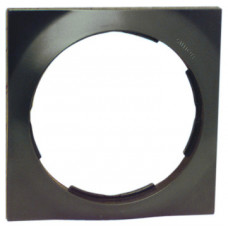 Simon 88 Рамка декоративная, 4 поста, круг в квадрате, S88, графит | 88642-38 | Simon