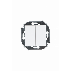 Simon 15 Белый Выключатель 2-кл, 16А 250В, винт. зажим | 1591398-030 | Simon