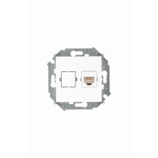 Simon 15 Белый Розетка компьютерная RJ45 кат.5е, Systimax | 1591598-030 | Simon