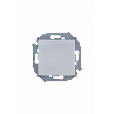 Simon 15 Алюминий Выключатель 1-кл проходной, 16А 250В, винт. зажим | 1591201-033 | Simon