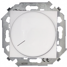Simon 15 Белый Светорегулятор поворотный для светодиодных регулируемых ламп 230В, 5-215Вт, винт. Зажим | 1591796-030 | Simon