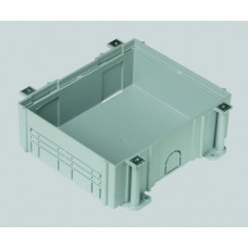 Simon Connect Монтажная коробка под люк в пол на 4 S-модуля, в бетон, глубина 80-130 мм, пластик | G44 | Simon