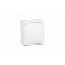 Simon 15 Белый Выключатель 1-кл с подсветкой, IP54, 10А 250В, винт. зажим | 1594104-030 | Simon